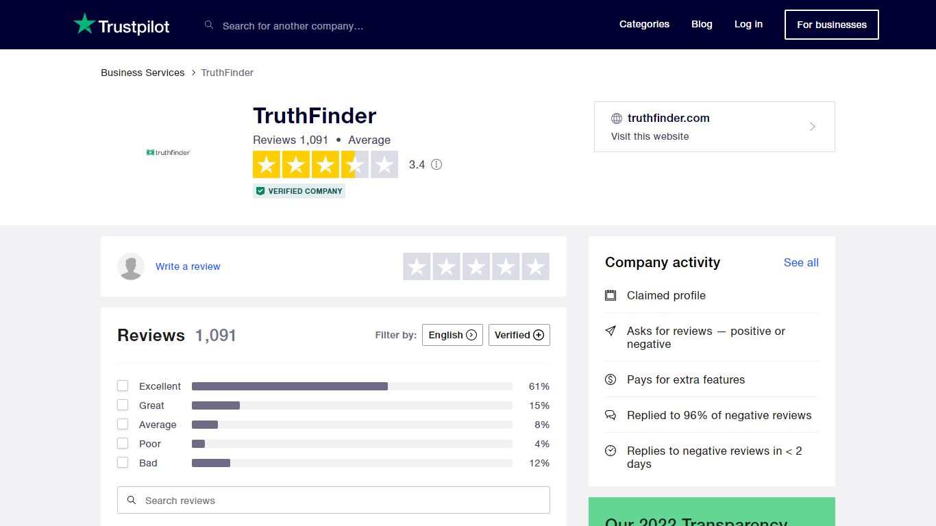 Read Customer Service Reviews of truthfinder.com - Trustpilot